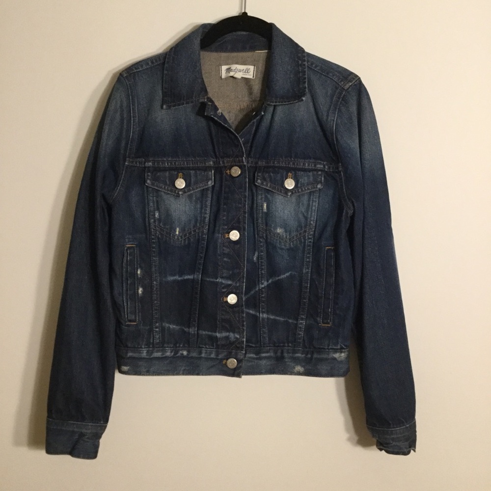 Madewell jean jacket - size M